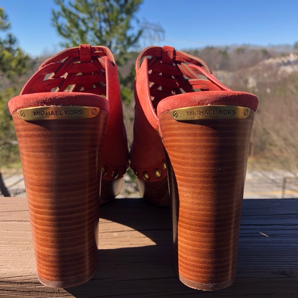 Michael Kors Westley Suede Mule - Cinnamon - Picture 3 of 5